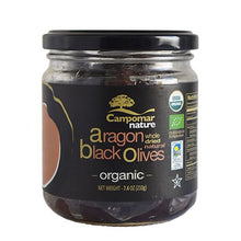 Wholesale Campomar Nature Organic Dried Black Aragon Olives 350 gr ()- Bulk