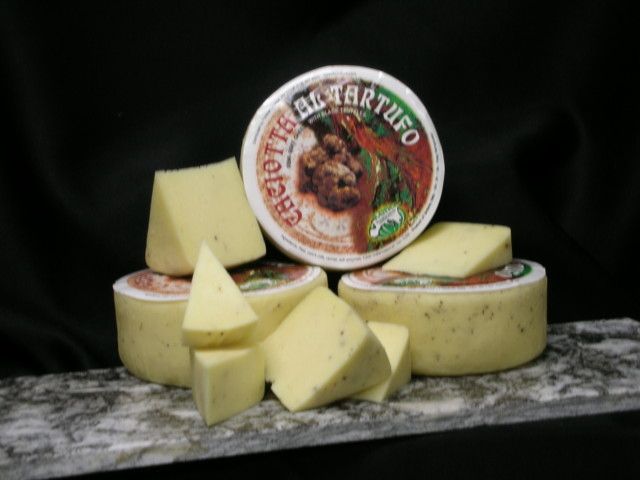 Wholesale Caciotta al Tartufo (Cow/Sheep) (Lazio)- Bulk