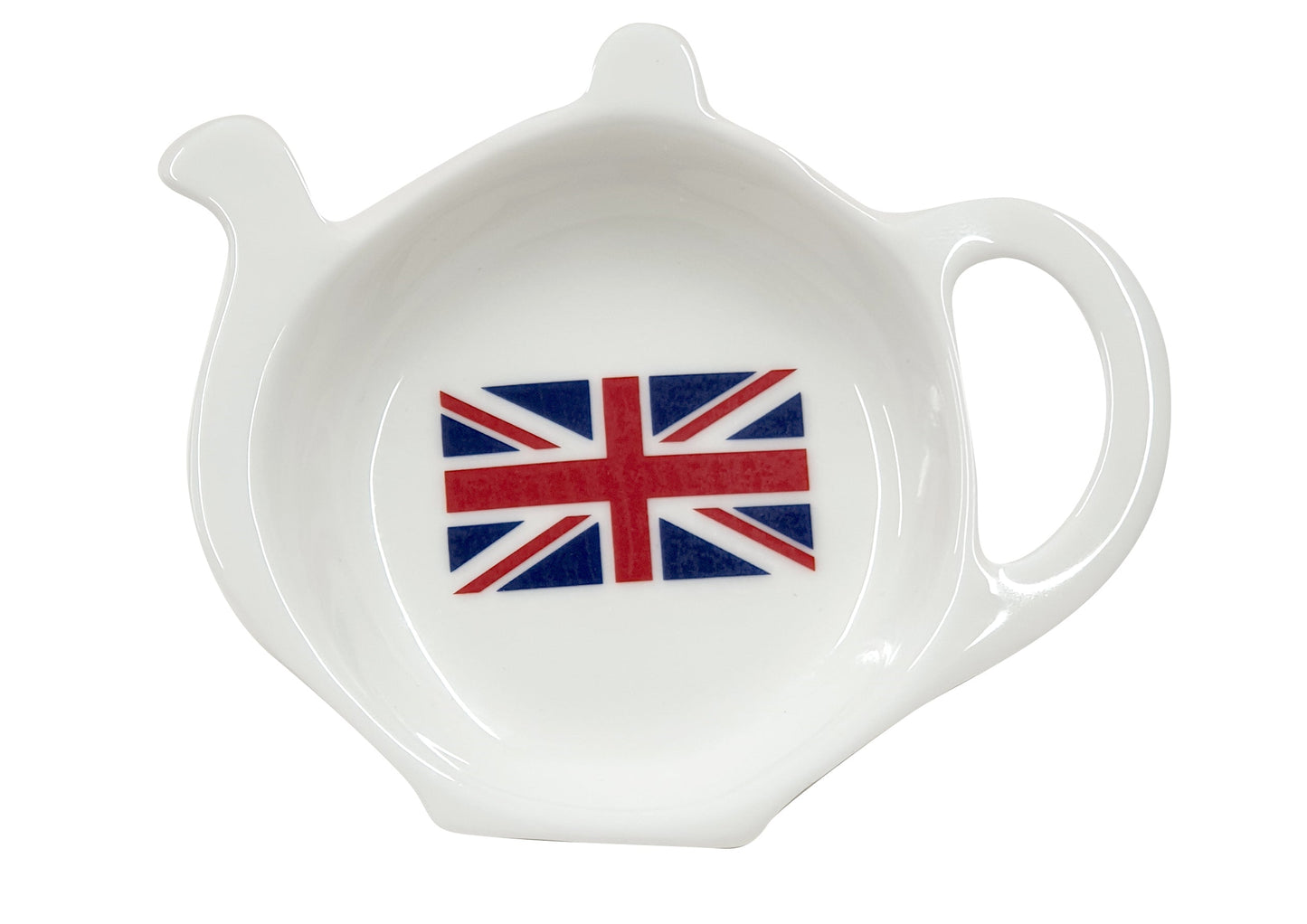Wholesale Crown Trent Union Jack Teabag Tidy, Bone China- Bulk