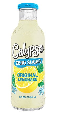 Wholesale Calypso 12/16 Oz-Zero Original Lemonade- Bulk