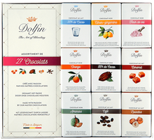 Wholesale Dolfin Clear Gift Box With 27 Asst. 0.35 Oz Bar 9.5 Oz- Bulk