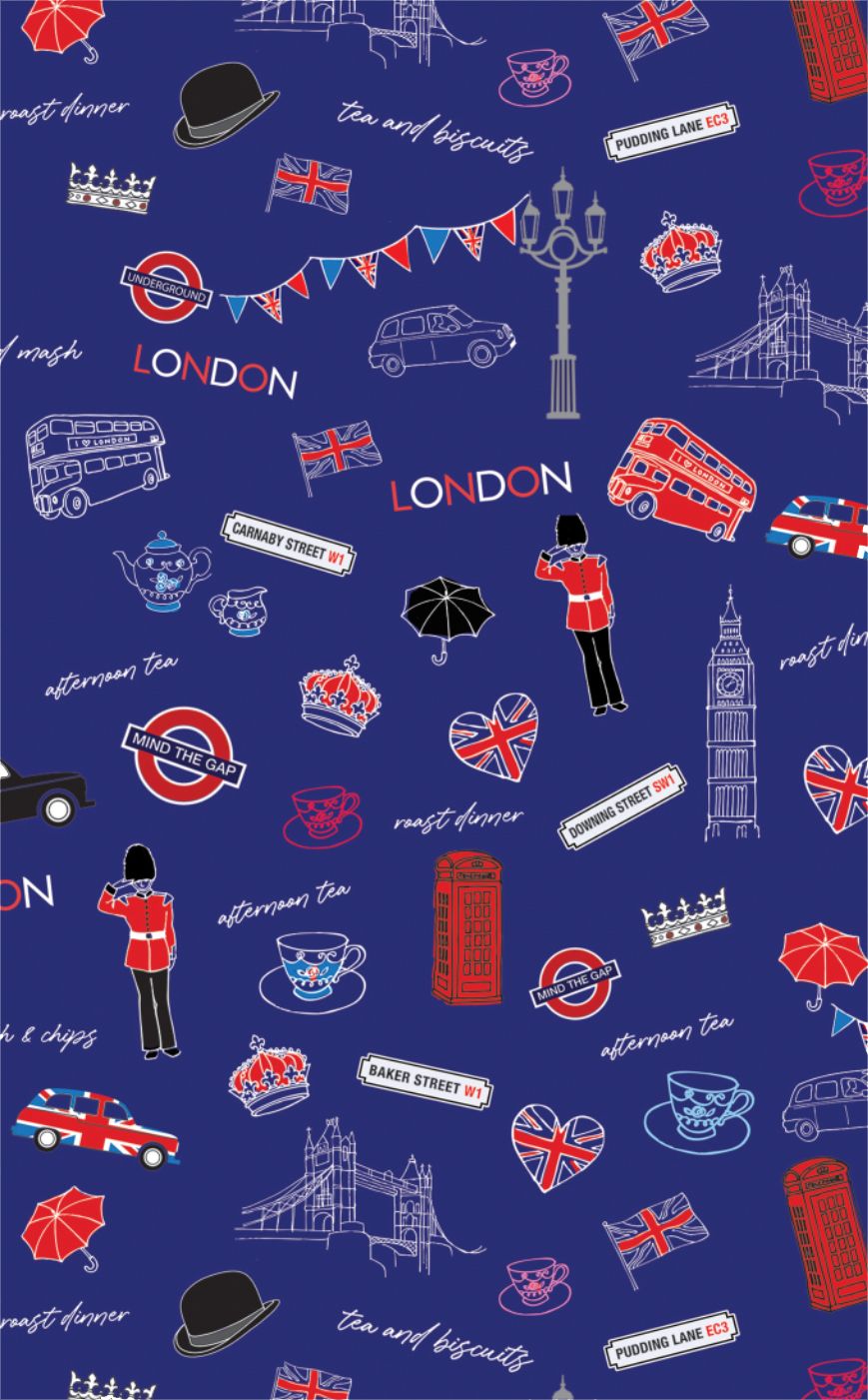 Wholesale Legendary London Tea Towel- Bulk