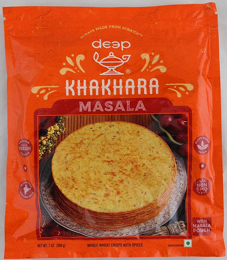 Wholesale Deep Masala Khakhra 7 OZ- Bulk