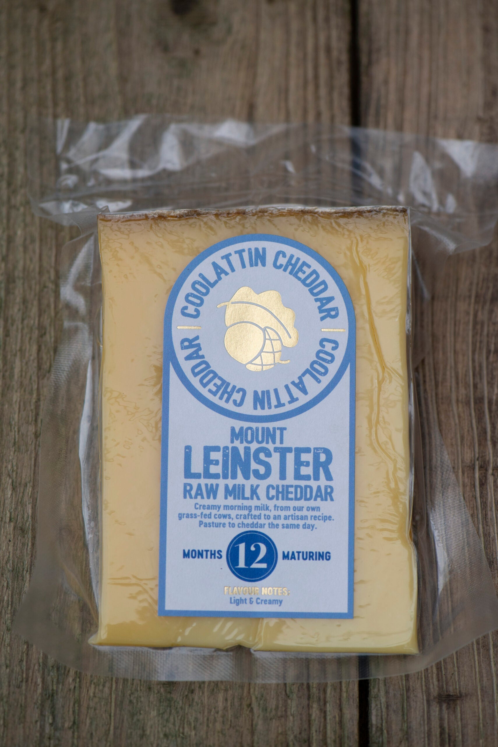 Wholesale Coolattin Mt Leinster Raw Milk Cheddar Cheese 15 KG- Bulk