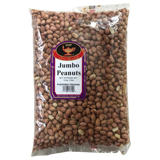 Wholesale Deep Jumbo Peanuts 4 lb- Bulk