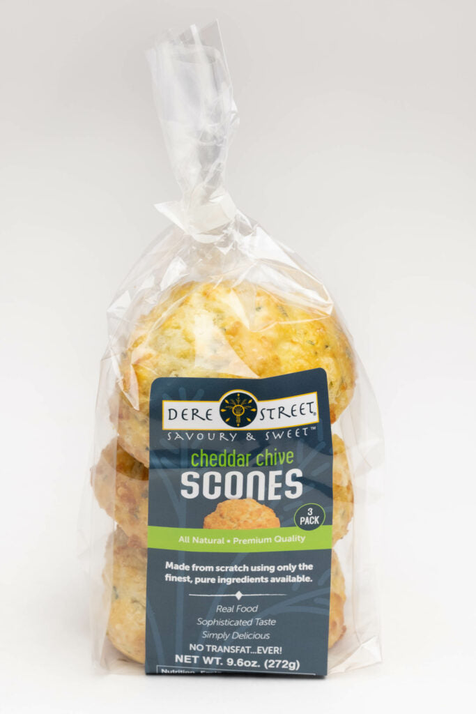 Wholesale Dere Street Case 5Oz Cheddar Chive Scone- Bulk