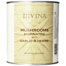 Wholesale Divina Marinated Mushrooms with Garlic and Herbs Deli Cup 5.3 OZ- Bulk