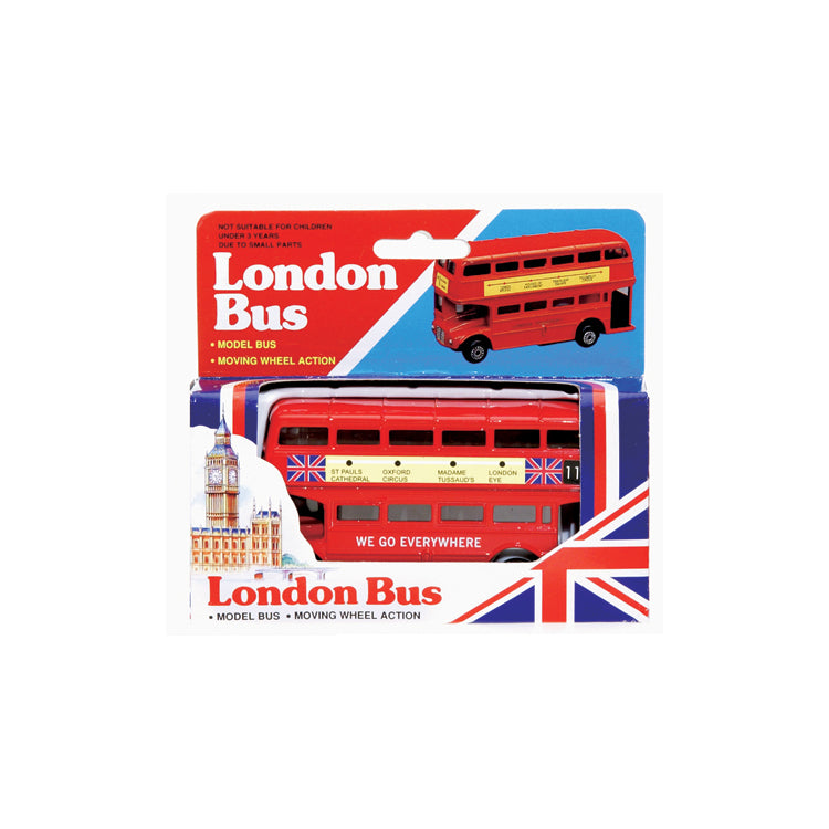 Wholesale Die-Cast London Double Decker Bus- Bulk
