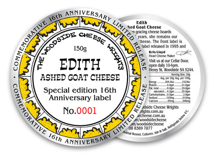 Wholesale Woodsde Edith Goat Ash Ripe 150G- Bulk