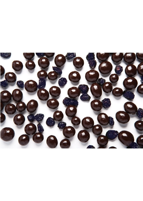 Wholesale Madelaine Chocolate Blueberry High Cocoa Content Dark Chocolate (12 lb) 19.2 OZ Per Case- Bulk