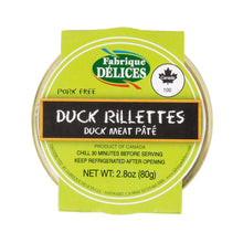 Wholesale Fd Duck Rilletes Pate Glass Jar- Bulk