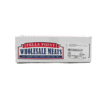 Wholesale Fells Point Meats Beef Marrow Split 10lb- Bulk