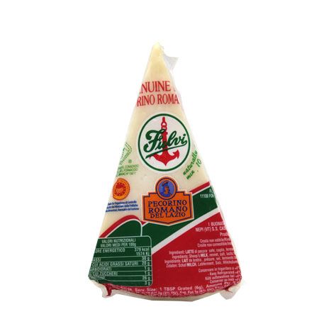 Wholesale Genuine Fulvi Pecorino Romano DOP Wedges .- Bulk