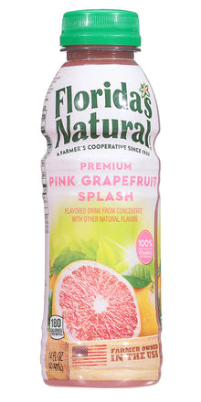 Wholesale Florida Natural 12/14 Oz Pink Grapefruit Splash- Bulk