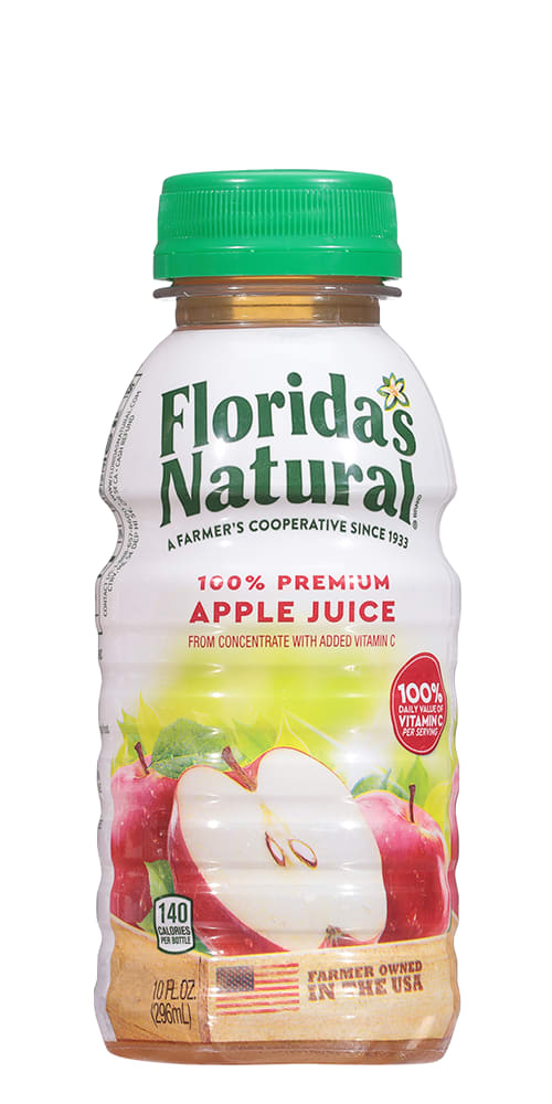 Wholesale Florida Natural 24/10 Oz Apple Juice- Bulk