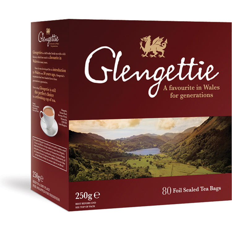 Wholesale Glengettie Teabags, 80ct 8.8oz (250g)- Bulk