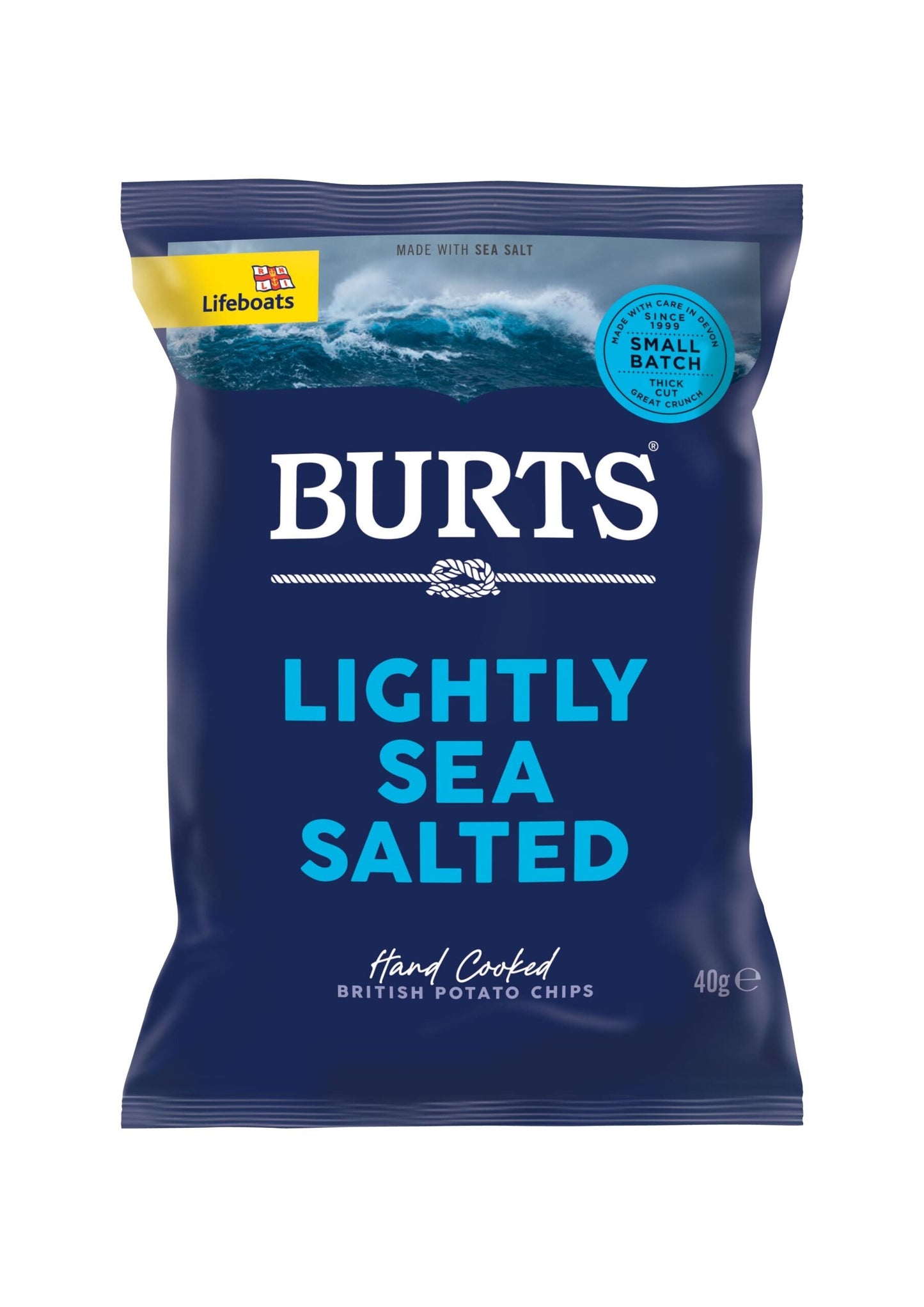 Wholesale Burts Sea Salt Potato Chips Small 1.4oz (40g)- Bulk