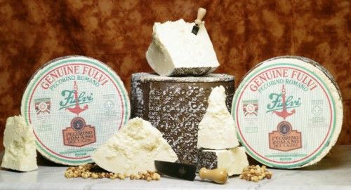 Wholesale Genuine Fulvi Pecorino Romano DOP QTRS (Sheep's Milk)- Bulk