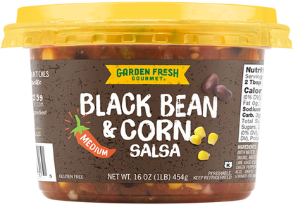 Wholesale Garden Fresh Black Bean Corn Salsa- Bulk