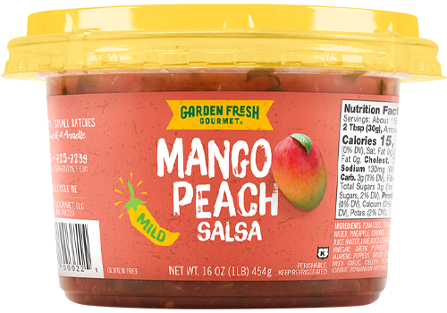 Wholesale Garden Fresh Mango Peach Salsa- Bulk