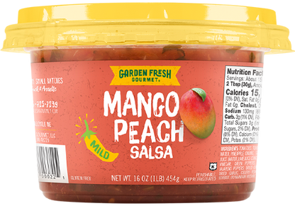 Wholesale Garden Fresh Mango Peach Salsa- Bulk