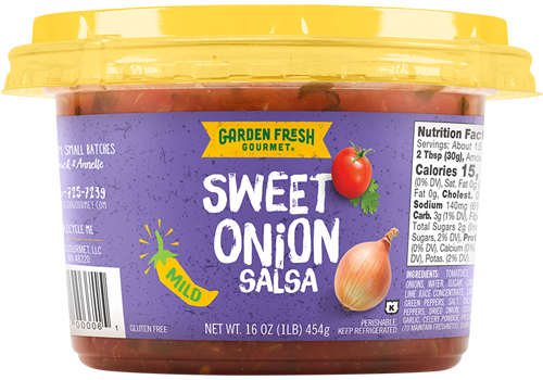 Wholesale Garden Fresh Sweet Onion Salsa- Bulk