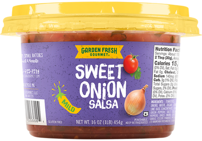 Wholesale Garden Fresh Sweet Onion Salsa- Bulk