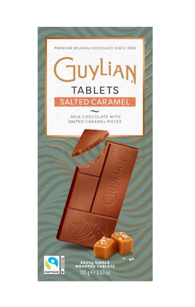 Wholesale Guylian Milk Bar With Salted Caramel 3.5 Oz (4X25G)- Bulk