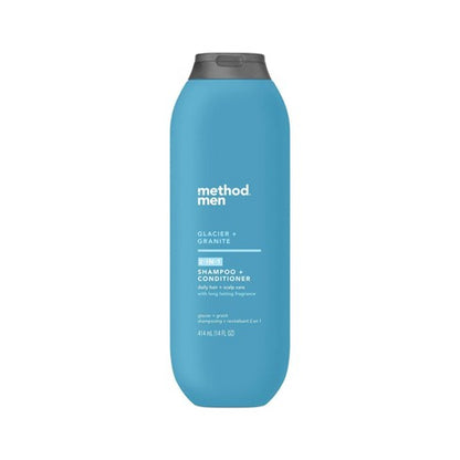 Wholesale Method 2-N-1 Glacier Granite 14 Oz Mens Shampoo & Conditioner- Bulk