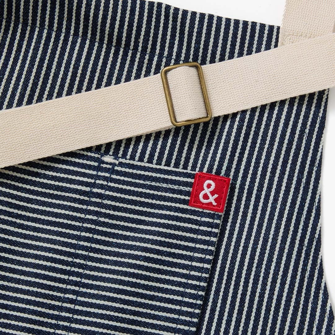 Wholesale Hedley & Bennett Hickory Stripe Essential Apron- Bulk