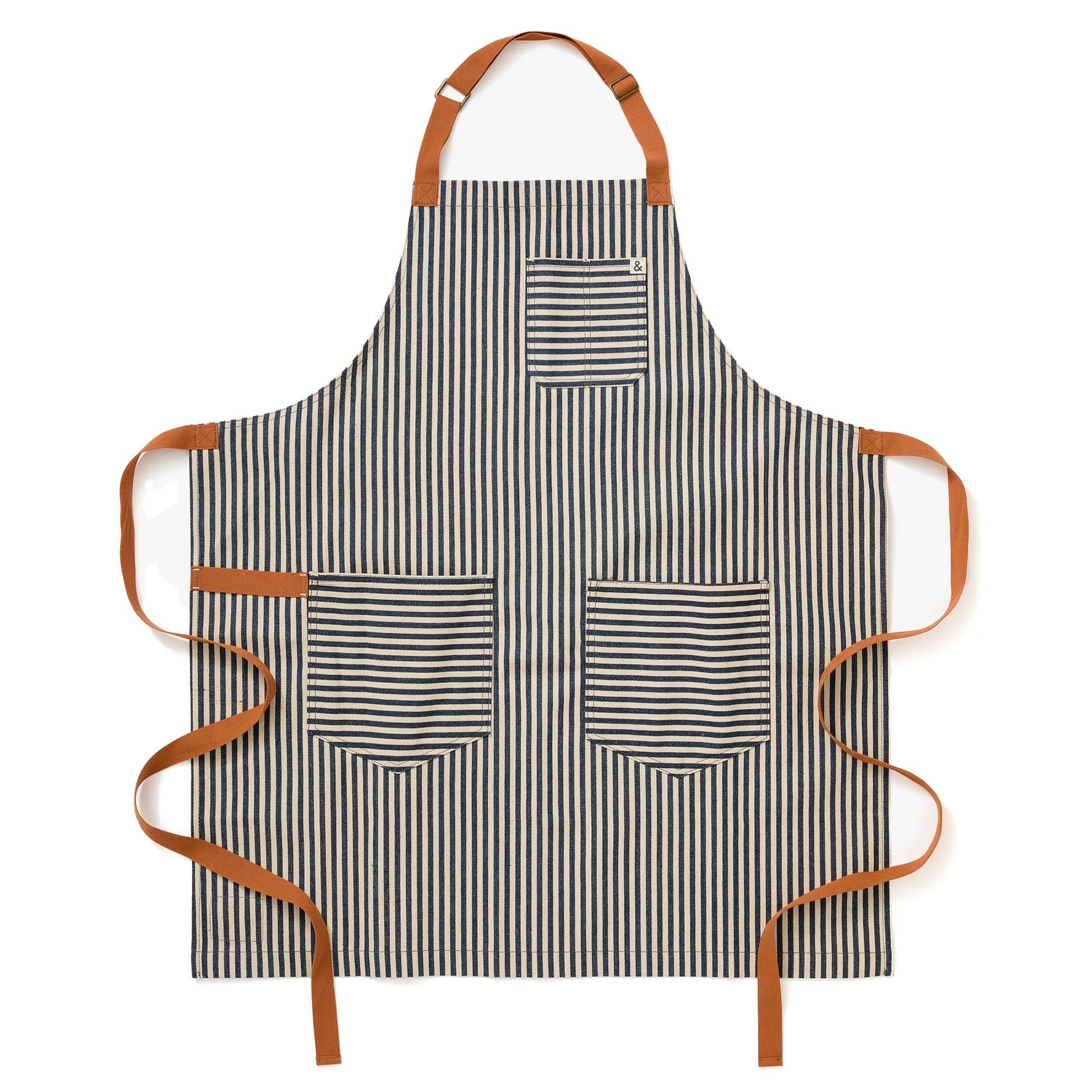 Wholesale Hedley & Bennett Palm Stripe Essential Apron- Bulk