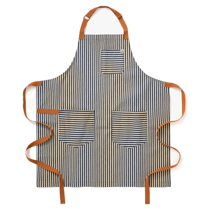 Wholesale Hedley & Bennett Palm Stripe Essential Apron- Bulk