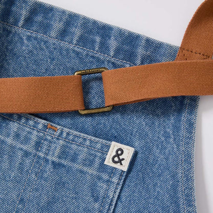 Wholesale Hedley & Bennett Denim Cedar Essential Apron- Bulk