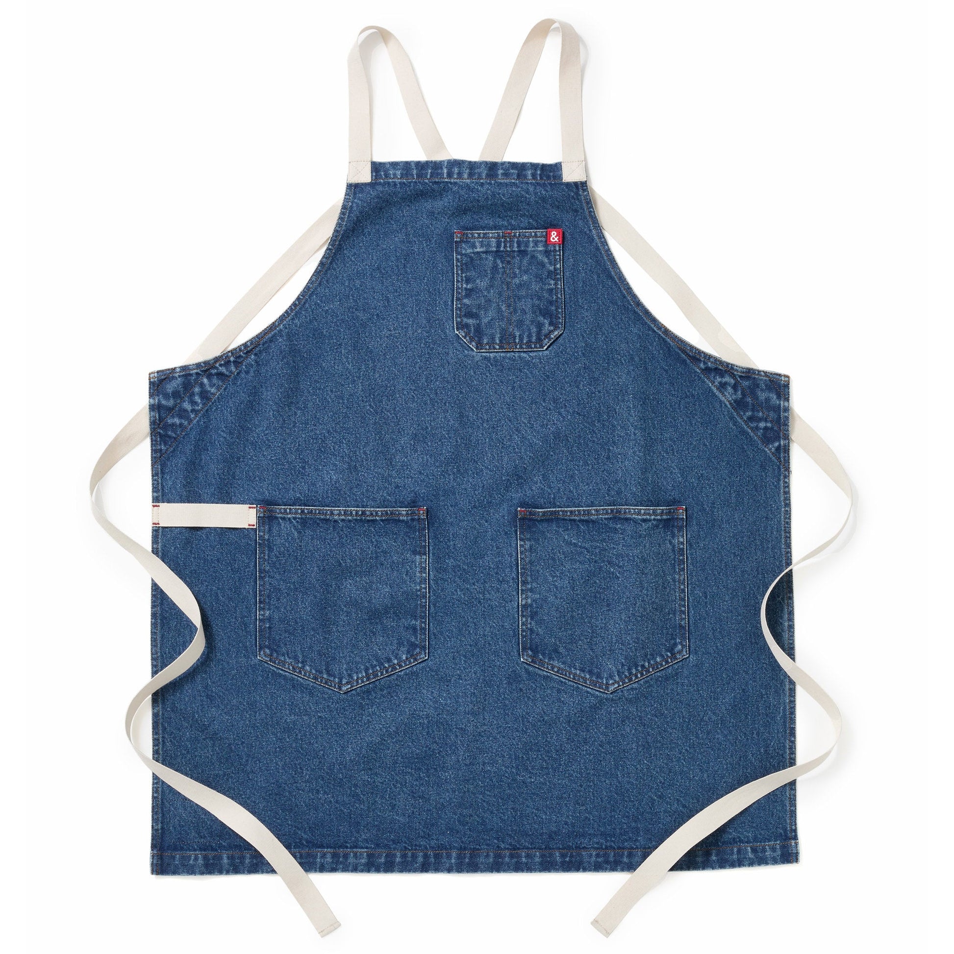 Wholesale Hedley & Bennett Denim Blue Xback Apron- Bulk