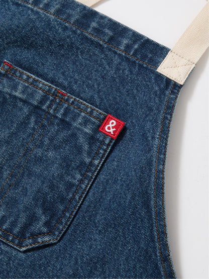 Wholesale Hedley & Bennett Denim Blue Xback Apron- Bulk