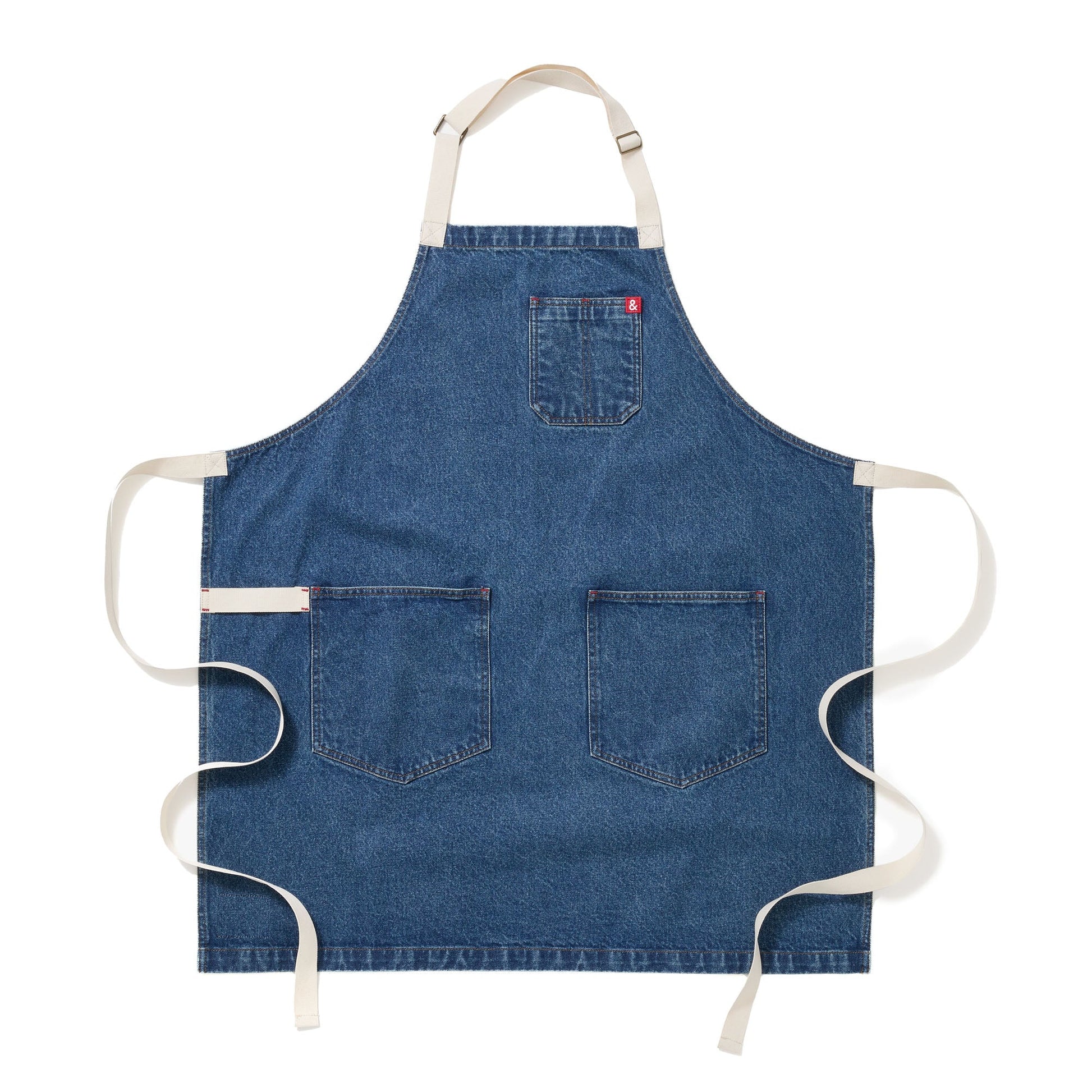 Wholesale Hedley & Bennett Denim Blue Essential Apron- Bulk