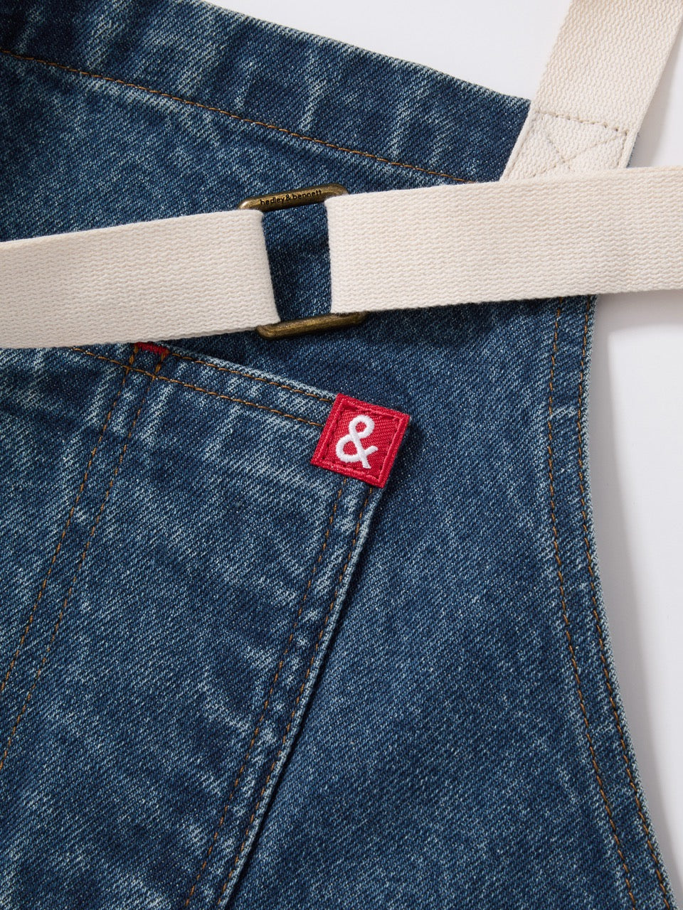 Wholesale Hedley & Bennett Denim Blue Essential Apron- Bulk