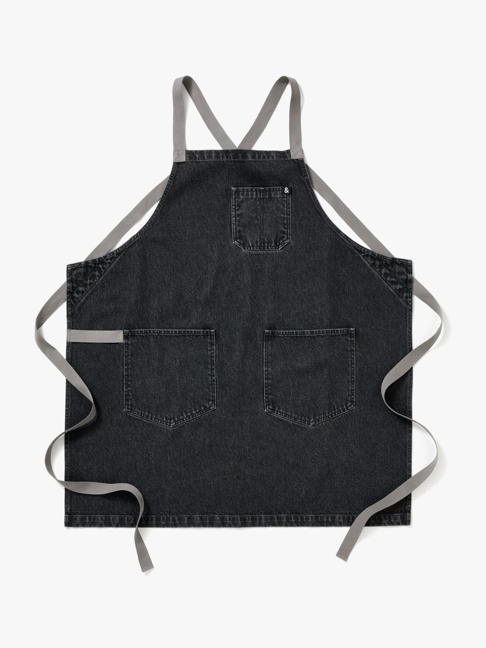 Wholesale Hedley & Bennett Denim Gray Crossback Apron- Bulk