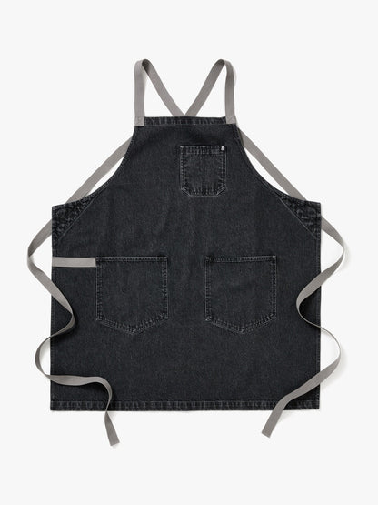 Wholesale Hedley & Bennett Denim Gray Crossback Apron- Bulk