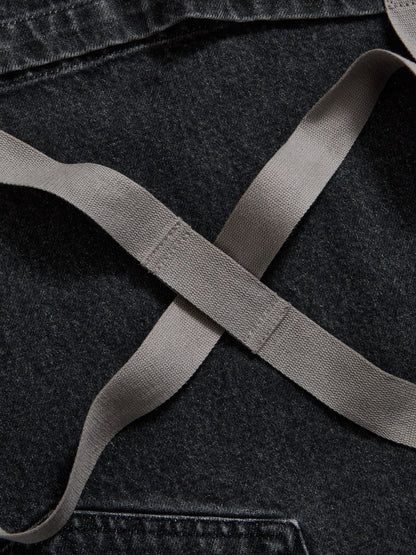 Wholesale Hedley & Bennett Denim Gray Crossback Apron- Bulk
