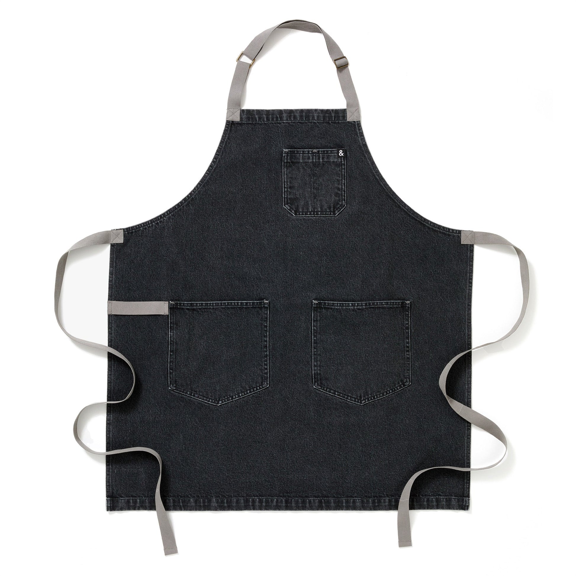 Wholesale Hedley & Bennett Denim Gray Essential Apron- Bulk