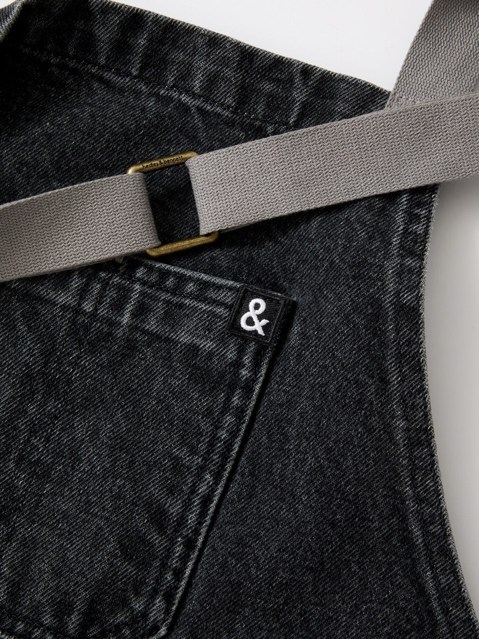 Wholesale Hedley & Bennett Denim Gray Essential Apron- Bulk