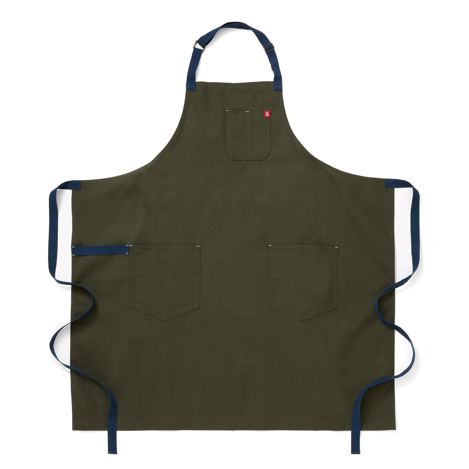 Wholesale Hedley & Bennett Olive Navy Big Apron- Bulk