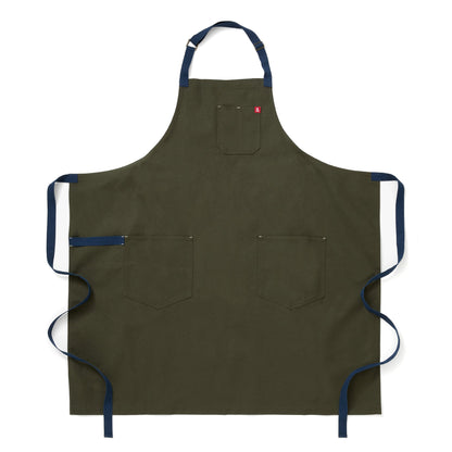 Wholesale Hedley & Bennett Olive Navy Big Apron- Bulk
