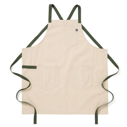 Wholesale Hedley & Bennett Sage White Xback Apron- Bulk