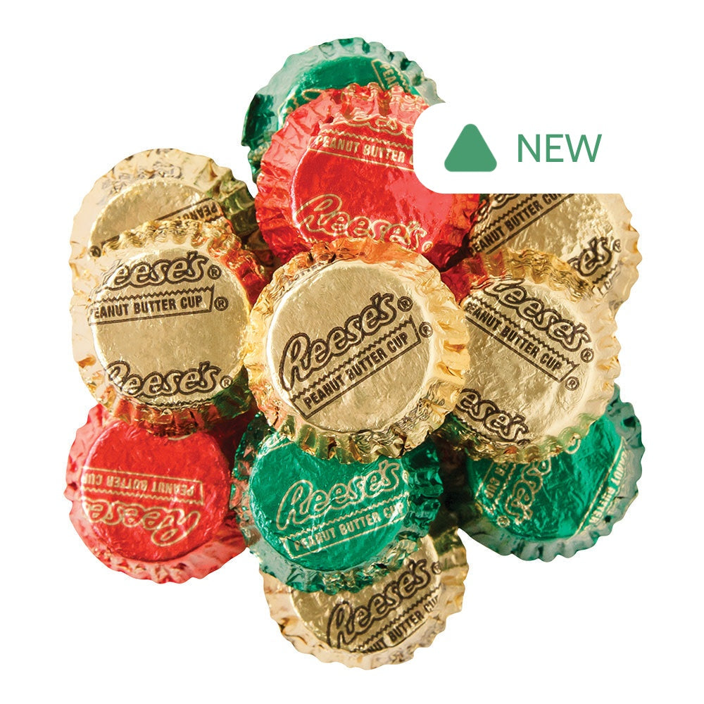 Wholesale Reese'S Peanut Butter Cups Christmas Foils- Bulk