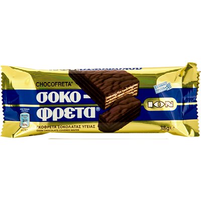 Wholesale Ion SemiSweet Chocofreta 38G Bar- Bulk