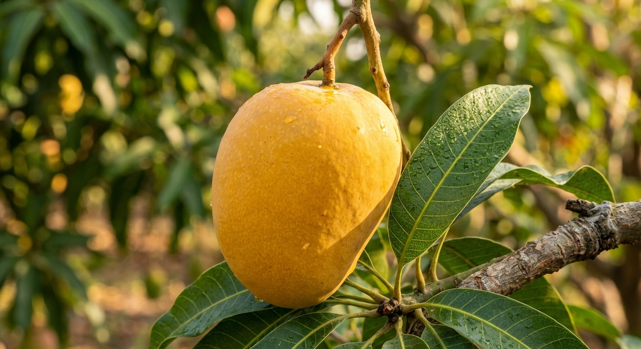 Wholesale BoxNCase Fresh Indian Alphonso Mangos - Premium Imported Sweet Mangoes - Full Case- Bulk