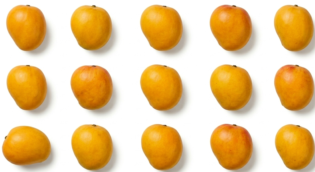 Wholesale BoxNCase Fresh Indian Alphonso Mangos - Premium Imported Sweet Mangoes - Full Case- Bulk