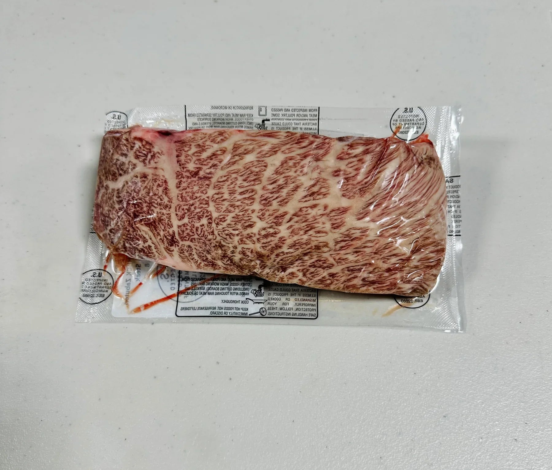 Wholesale Rosewood Wagyu Zabuton Chuck Flat BMS 6+ 7lb- Bulk